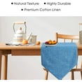 thumbnail image 6 of Burlap Farmhouse Cotton Linen Table Runner, Rustic WovenTable Runner for Dining, Kitchen, Holiday, Halloween, Christmas, Party,12x70 inch, 6 of 7