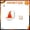 1#Orange, variant on Uutvery 4in Hanging LED Witch Hat Decor Lamp with Integrated Warm Light and Pre-Attached Fishing Line in Six Color-Face Variants for Seasonal Ceiling Mantel Display