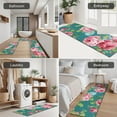 thumbnail image 5 of Pioneer Flower Floral Print Pattern Kitchen Rugs Sets Of 3,Kitchen Runner Rugs Non Skid Washable,Decorative Kitchen Floor Mats for Kitchen,Sink,Laundry,17"x30"+ 17"x47" + 17"x59", 5 of 6