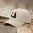 thumbnail image 2 of Baseball Caps Men Women Ca Letter Soft Top Baseball Cap Adjustable Casual Outdoor Sun Hat For Khaki1 One Size, 2 of 3