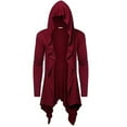 thumbnail image 4 of Womens Coats Outerwear Winter Halloween Cos Medieval Retro Hooded Coat Long Hooded Cardigan Pleated Shawl European and American Role Playing, 4 of 5