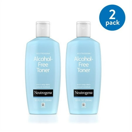 Alcohol Free Fragrance Free Toner - Neutrogena Alcohol-Free Facial Toner Hypoallergenic 8.5 fl. Oz (Pack of 2)
