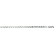 14K White Gold 4.4mm Miami Cuban with Lobster Lock Chain