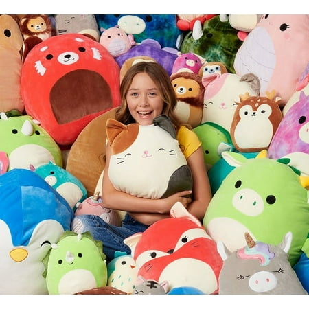 SQK - Large Plush 14" Squishmallows Tie dyed blue Axolotl Squish-Doos