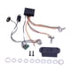 thumbnail image 2 of Circuito de preamplificador de bajo eléctrico con ecualizador activo precableado, arnés de cableado para accesorios de música 2 bandas, 2 of 9