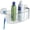 Shower Basket - Large, variant on iDesign Plastic Power Lock Suction Shaving Razor Holder, Fog-Free Bathroom or Tub, 6" x 2" x 7", Shower Mirror