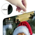 thumbnail image 4 of Acrylic Writing Tablet,Dog Wearing A Santa Hat12.5"×9"Rectangular One-sided Printed Clear Acrylic Writing Tablet., 4 of 8