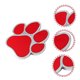 thumbnail image 5 of unbranded Paw Car Sticker De Aleación De Zinc Rojo Resistente Al Agua Para Decorar Autos Y Motocicletas, 5 of 8
