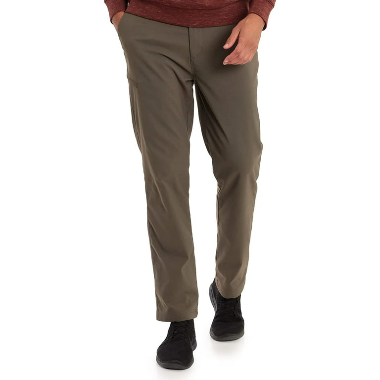 Gerry Men Venture Performance Woven Fleece Lined Stretch Pants  (Green,40X30) 