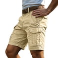 thumbnail image 2 of Lmueinov Men's Shorts 9'' Inseam Lightweight Classic Fit Cargo Shorts with Multi Pockets for Casual Work Summer Outdoor, 2 of 7