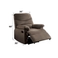 thumbnail image 6 of Bowery Hill Woven Recliner in Light Brown, 6 of 6