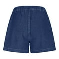 thumbnail image 5 of Mqqzkk Womens Cargo Denim Shorts - Summer Casual Vintage Loose Button Up Shorts With Pockets, 5 of 6