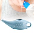 thumbnail image 4 of Olla de cerámica de 280ml para viajes, fácil de limpiar, olla de enjuague nasal, olla de limpieza a prueba de fugas, duradera para Azul Baoblaze Lata Neti de cerámica, 4 of 7