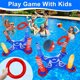 thumbnail image 4 of Juego Piscina Inflable Lanzamiento Flotante Anillo Natación Guego Con 4 Anillos Inflables para Multijugador, 4 of 9