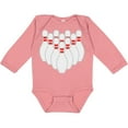 thumbnail image 3 of Inktastic Ten Pins for Bowling Boys or Girls Long Sleeve Baby Bodysuit, 3 of 5