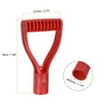 thumbnail image 2 of Uxcell Shovel D Grip Handle 1-1/4""(32mm) Inner ABS Spade Snow Shovel, Red, 2 of 6