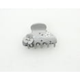 thumbnail image 3 of Faship Premium Rhinestone Crystal Gray Cellulose Acetate Floral Art Deco Hair Claw Clips, 3 of 7