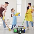 thumbnail image 4 of Cleaning Caddy Bag with Handle Cleaning Organizer Housekeeper Handbag, 4 of 5