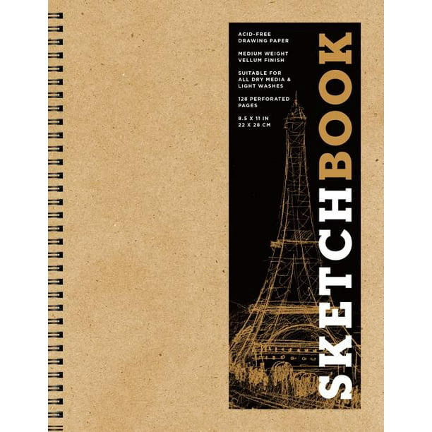 Sterling Sketchbooks Sketchbook (Basic Large Spiral Kraft), Volume 15