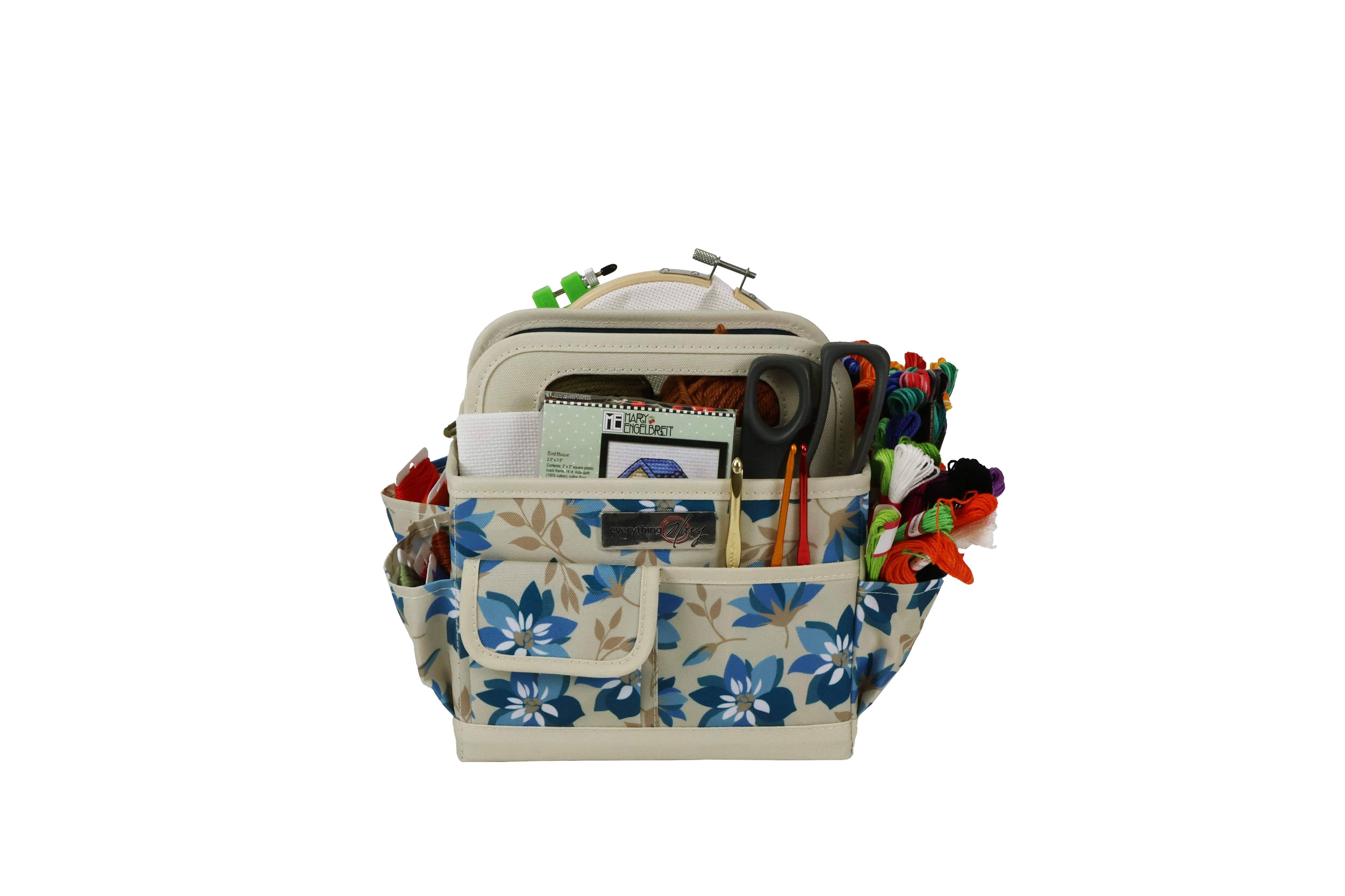 Everything Mary Store and Tote Desktop Caddy - Organizer for Crafts, Art Supplies, Office, School, and Home