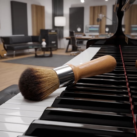 Jadeware Wooden Handle Cleaning Brush for Musical Instruments Dust Brush with Easy Grip for Effective Cleaning