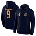 thumbnail image 2 of Icon Sports Official Argentine Football Association Julián Alvarez Pullover Hoodie - Unisex Adult - AFA117PH Navy L, 2 of 7