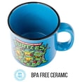 thumbnail image 2 of Silver Buffalo Teenage Mutant Ninja Turtles TMNT Turtle Power - Taza de cerámica para caravana, 20 onzas, 2 of 6