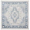 thumbnail image 2 of SAFAVIEH Blair Arline Traditional Machine Washable Area Rug, 6'7" x 6'7" Square, Beige/Grey Blue, 2 of 13