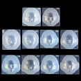 thumbnail image 3 of Molde de resina epoxi 3D para cara humana, molde de silicona para yeso de aromaterapia, moldes para Chocolate y arcilla facial, herramientas para hornear, manualidades, 3 of 4