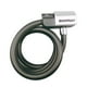 thumbnail image 1 of Bobina de cable de bloqueo antirrobo de 4 pies con soporte de montaje yeacher  Candado de bicicleta, 1 of 7