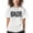 Black, variant on FREE HUGS T Shirts for Women Short Sleeve Cotton Crewneck T-Shirt Just Jidding Modern Art Graffiti Tee Tops Casual Basic T-Shirts, XS-5XL Black XS
