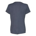thumbnail image 3 of Hanes Womens Nano-T V-Neck T-Shirt, L, Charcoal Heather, 3 of 4