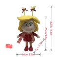 thumbnail image 3 of 32cm Green People Christmas Grinch Max Plush Stuffed Doll Toys For Children Holiday Gifts, 3 of 5