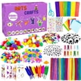 thumbnail image 1 of Kit de suministros para manualidades VLUSSO, 2000 unidades, para niños, 1 of 7