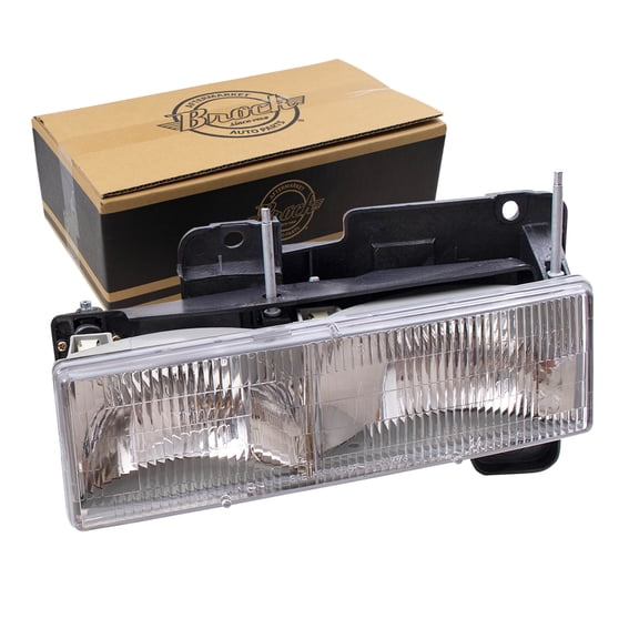 Brock Headlight for 1990-1999 C1500 Left 15034929 1992-1999 C1500 Suburban 1990-2000 C2500