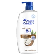 Head and Shoulders 2 in 1 Dandruff Shampoo and Conditioner, Coconut, 28.2 fl oz