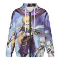 thumbnail image 4 of Genshin Impact Jacket Casual Oversized Hoodie Stylish Zipper Hooded Sweatshirt Warm Loose Outerwear 4XL, 4 of 8