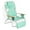 Teal, variant on Ostrich Deluxe 3N1 Lightweight Outdoor Beach Lounge Chair w/Footrest, Pink