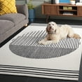 thumbnail image 3 of SAFAVIEH Rodeo Drive Becky Geometric Area Rug, Ivory/Black, 8' x 10', 3 of 10