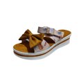 thumbnail image 4 of asdoklhq Slippers for Women Summer,Summer Ladies Flowers Slippers Sandals Casual Women's Shoes Bow Buckle Slippers, 4 of 4