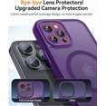 thumbnail image 3 of Funda Mate Magnética, Protección Completa de Cámara, Morado Intenso, iPhone 12 Pro, 3 of 7