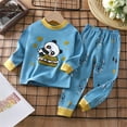 thumbnail image 5 of Autumn Children's Underwear Cartoon Printing Set Cotton Baby Cotton Warm Boys And Girls Long Sleeve Pajamas Homewear Boy Bathrobe Slippers Robe Character Pool Clothes Boy Robe 8 10 5t Boy Robe, 5 of 5
