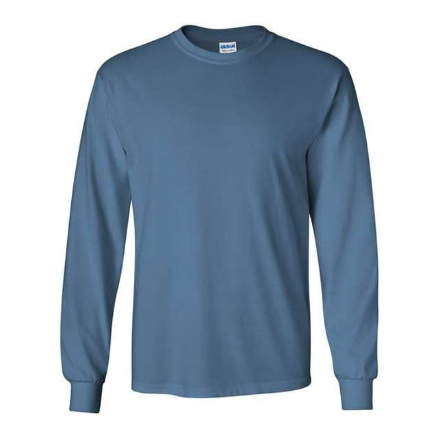 Gildan Adulto Ultra Cotton® 6 oz. Camiseta Manga Larga 4XL AZUL ÍNDIGO Gildan 2400