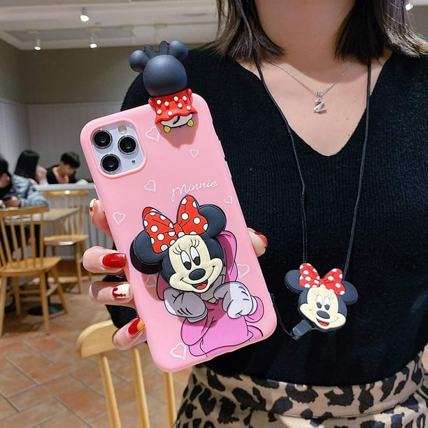 Iphone Charger Case Cover - Minnie Mouse - The Gadget Oufit