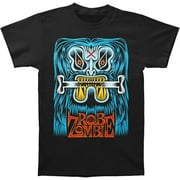 Rob Zombie Mens Blue Beast by Martin Ontiveros Slim Fit T-Shirt Black