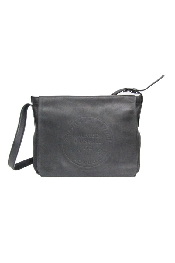 Pre-Owned Dunhill Men's Leather Shoulder Bag Black (Good)