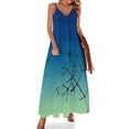 thumbnail image 1 of Darwin piensa en vestido sin mangas Vestido largo de verano para mujer Vestido de noche de lujo para mujer para boda, 1 of 7