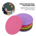 thumbnail image 2 of KAKOWELY Fraction Learning Tray 1 Set EVA Fraction Circles Children Fraction Learning Tray Educational Math Toys3.46"X3.46"X0.2", 2 of 5