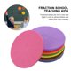 thumbnail image 2 of 1 set EVA fracción círculos niños fracción aprendizaje bandeja educativa matemáticas juguetes, 2 of 6