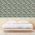 thumbnail image 3 of Ambesonne Tropical Peel & Stick Wallpaper for Home, Flamingos Leaves Exotic, 13"x36", Pale Pink and Olive Green, 3 of 5